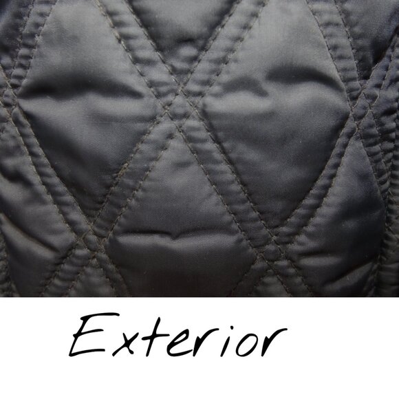 Eddie Bauer Black Quilted Jacket Women’s Size M Minimalist Preppy Casual Core - Picture 10 of 10